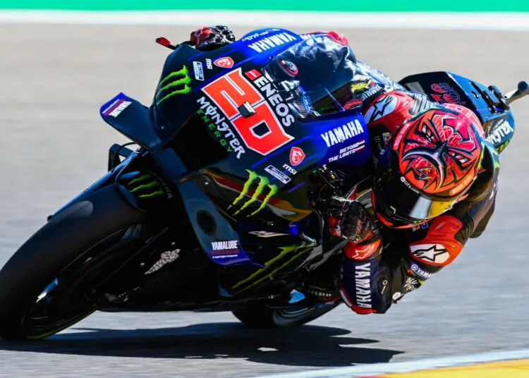 MotoGP – Grosse chute de Fabio Quartararo au GP dAragon (vidéo)