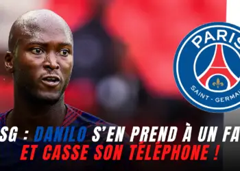 PSG : Danilo s’en prend à un fan et casse son téléphone !