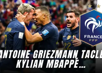 France : Antoine Griezmann tacle Kylian Mbappé