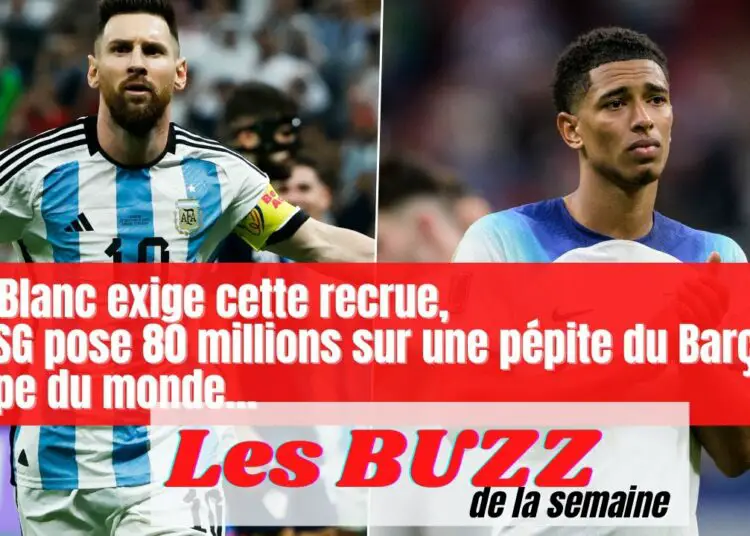 Buzz de la semaine : Blanc exige cette recrue, le PSG pose 80 millions sur une pépite du Barça, Coupe du monde…