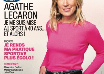 Agathe Lecaron est à la une de Women Sports