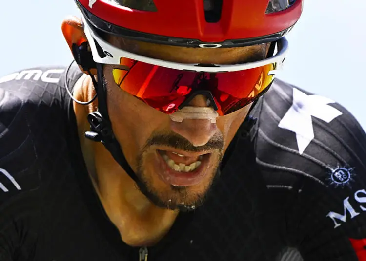 Alaphilippe crie victoire… mais l’étape lui échappe sous les yeux !