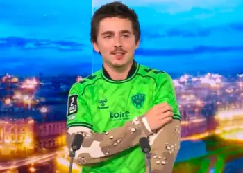 ASSE : Timothée Chalamet s’invite en vert au JT de TF1