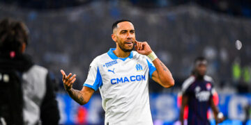 OM : Aubameyang en mode showman au Vélodrome, une célébration déjantée après son doublé face à Lyon
