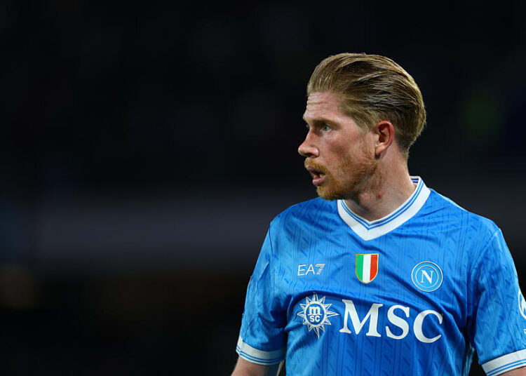 Kevin De Bruyne : gros coup de froid à Naples après son terrible choc au visage à l’entraînement !